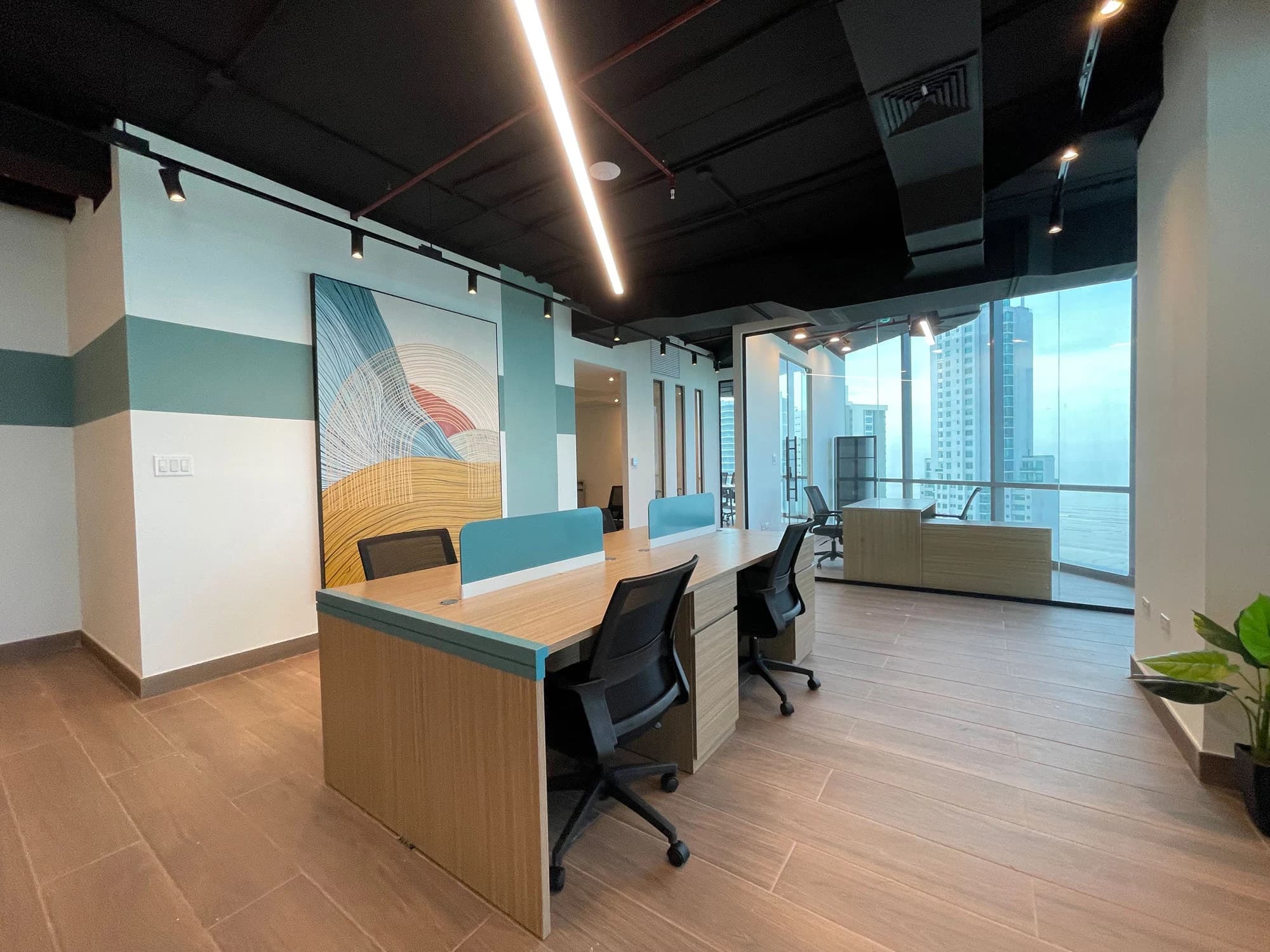 The working spaces