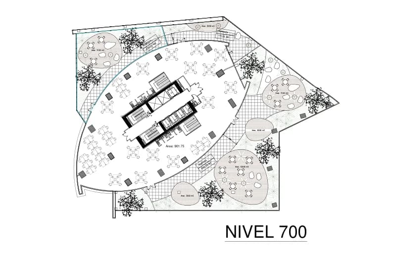 Financial Park · Level 700 plan