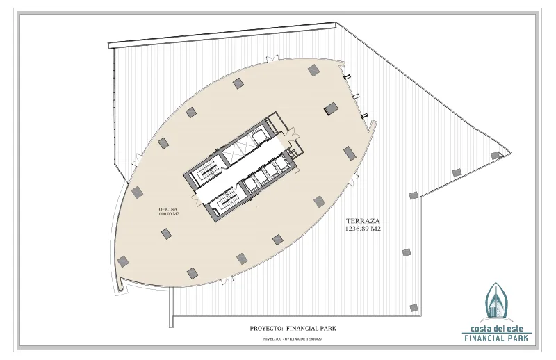 Financial Park · Level 700 architectural layout