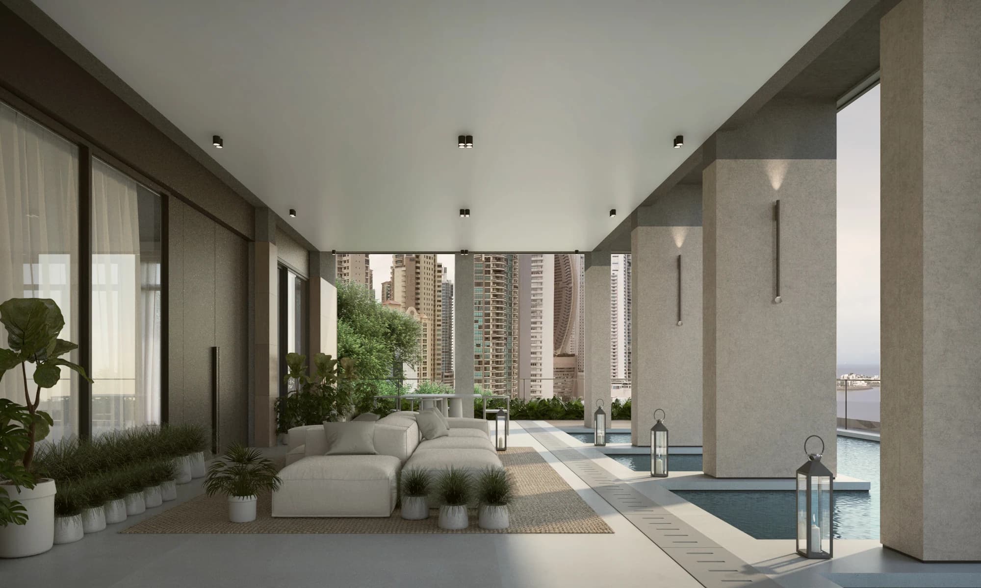 A proposed wellness space at Mantra.