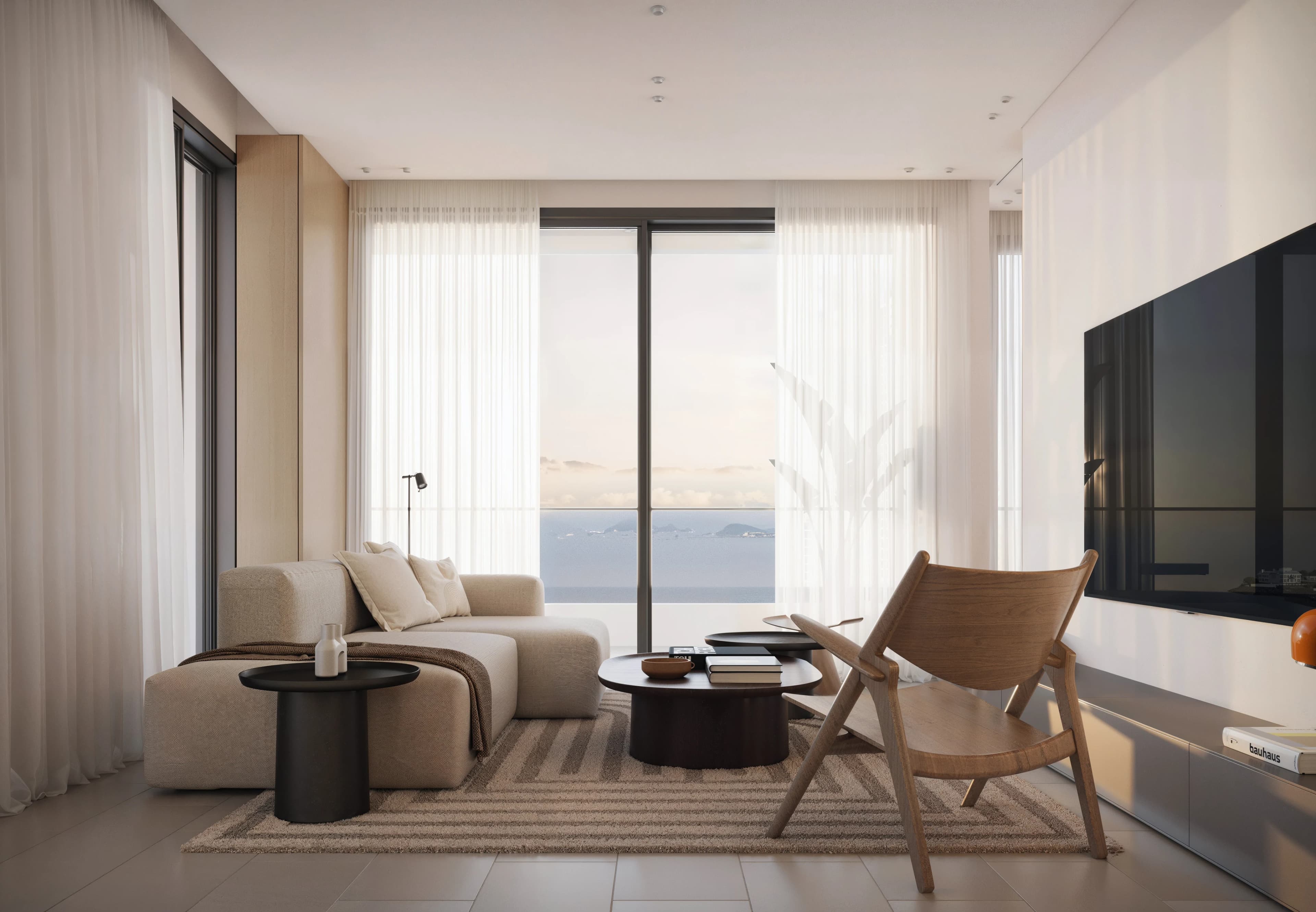 A living area from Mantra’s interior design collection.